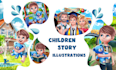 draw a custom original character illustration