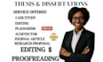 professional research phd, master, edit, proofread your thesis, dissertation