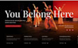 build ballet school dance studio website yoga group breakdance choreography site