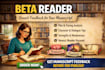 beta read your manuscript and proofreading ebook writing manuscript feedback