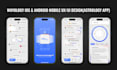 design mobile app UI UX design for ios and android