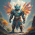 draw custom digital character illustration