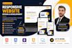 design HTML CSS bootstrap website using bootstrap 5
