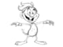 sketch your cartoon character