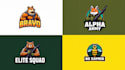 create an eye catching bravo,  alpha army, fox logo