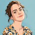 draw vector cartoon portrait and cute cartoon portrait