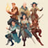draw d and d character commissions, illustration