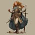 draw a fantasy character ilustration