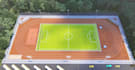 redesign abandoned sport complex, treadmill design, field simulation rendering