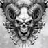 draw a detailed dark art illustration