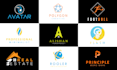 design a unique and creative business logo with revisions