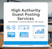 high quality guest posting and manual link building