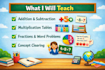 teach basic math online to kids using easy and fun methods