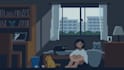 do 2d retro 8bit 16bit pixel art character looping lofi animation, animation gif