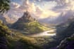design amazing fantasy landscape