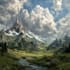 digitally paint fantasy landscape