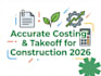 do construction cost estimation, quantity takeoff, material takeoff from plans