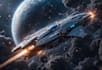 draw high quality spaceship concept