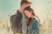 illustrate a gorgeous couple portrait art