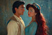 create cartoon disney couple portrait