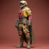 do a sci fi character illustration or sci fi character