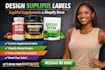 design supliful label supliful supplements products label design shopify store