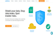 redesign cyber security website data protection website tech solution website