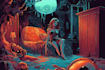 make an cool horror art for your chracter design