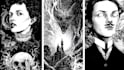 draw horror and gothic line art illustrations