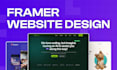 responsive framer website design, figma to framer, framer design