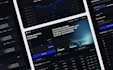 design a web3 UI UX design for crypto, blockchain and ai projects