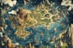 make fantasy map illustration for  novels and games