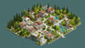 doisometric event map vector festival maps illustrations