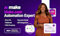 fix make com, made com, setup make com automation, make automation, make expert
