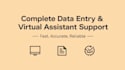 do simple data entry and online tasks