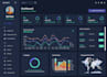 design and create automated custom admin KPI storytelling dashboard in website