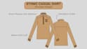create professional apparel flat sketches for shirts