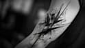custom an abstract black tattoo design