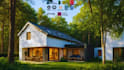 do realistic exterior 3d rendering, house design, architectural visualization