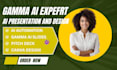 design a gamma ai presentation pitch deck powerpoint canva slide