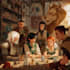 design an your dnd group party illustration