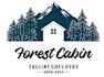 do a high quality wonderful cabin logo design