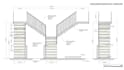design a modern staircase, spiral staircase with detailed plans