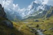 digitally paint fantasy landscape