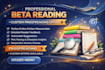 proofread and beta read your manuscript or novel professionally