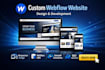 design custom webflow website template expert development webflow developer