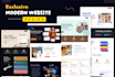 do full stack website, custom website development as front end developer
