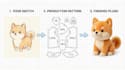 create custom plushie sewing patterns soft toy stuffed animal design blueprints