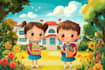 draw children book illustration