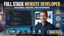 be full stack web developer for custom frontend website development, saas, apps